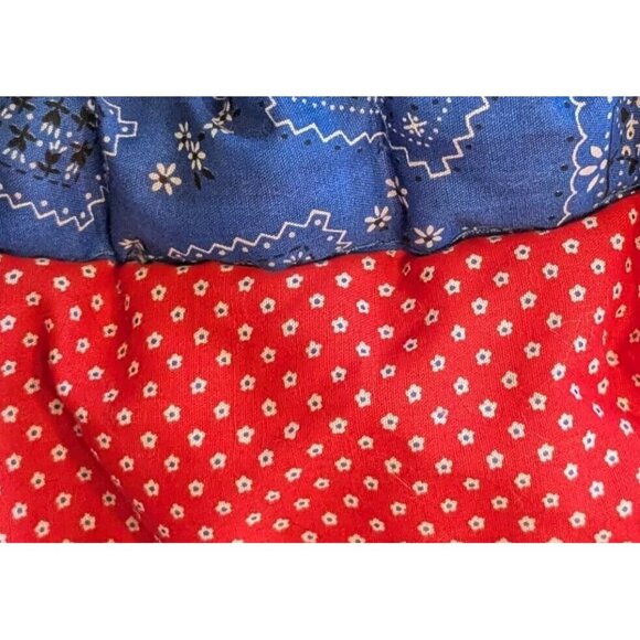 80s Wall Hanging Baby Quilt Rainbow Painter Artist Boy Primary Colors Decor Vtg - Picture 14 of 16